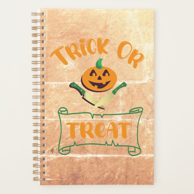 Tracer ou traiter les os croisés Halloween visage  (Devant)