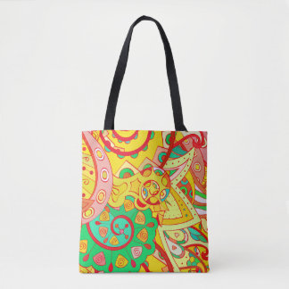 Tracery nahtloses Muster. Design von Mehndi. Ethni Tasche