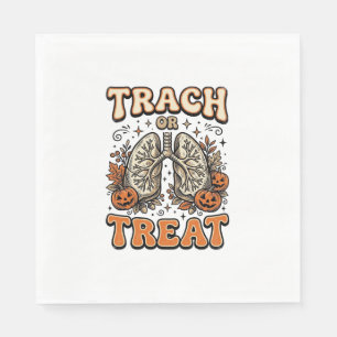 Tracheostomie Halloween-Nurse-Süßes-oder-Saures-De Serviette