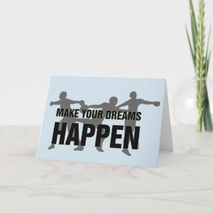 Track and Field Season Bonne carte de chance