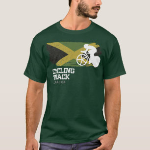 Track Cycling Jamaica Road Racing Speed Cycli T-Shirt