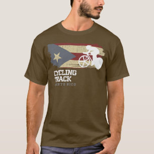 Track Cycling Puerto Rico Road Racing Speed C T-Shirt