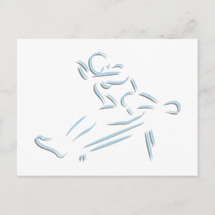 Track & Field Postkarte