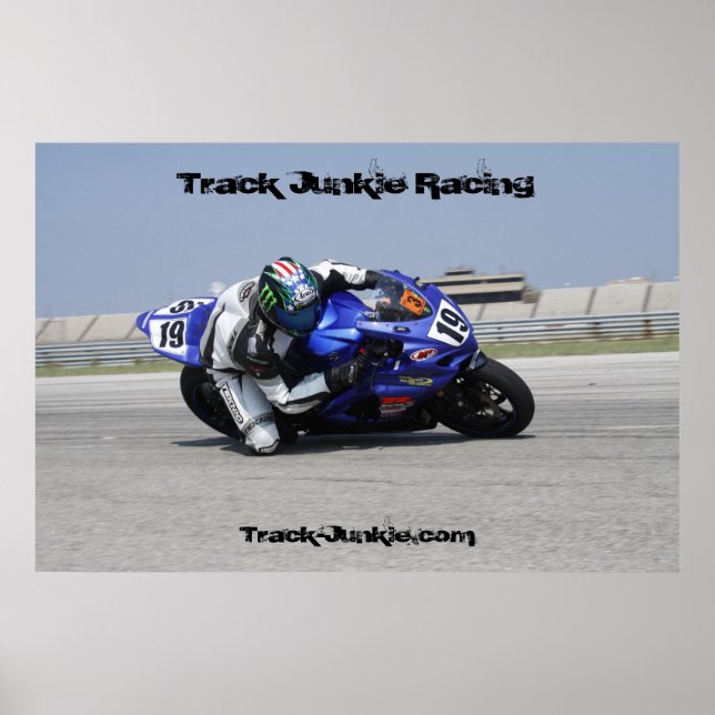Track Junkie Racing Poster (Vorne)