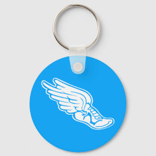 Track Logo Keychain Blue Schlüsselanhänger
