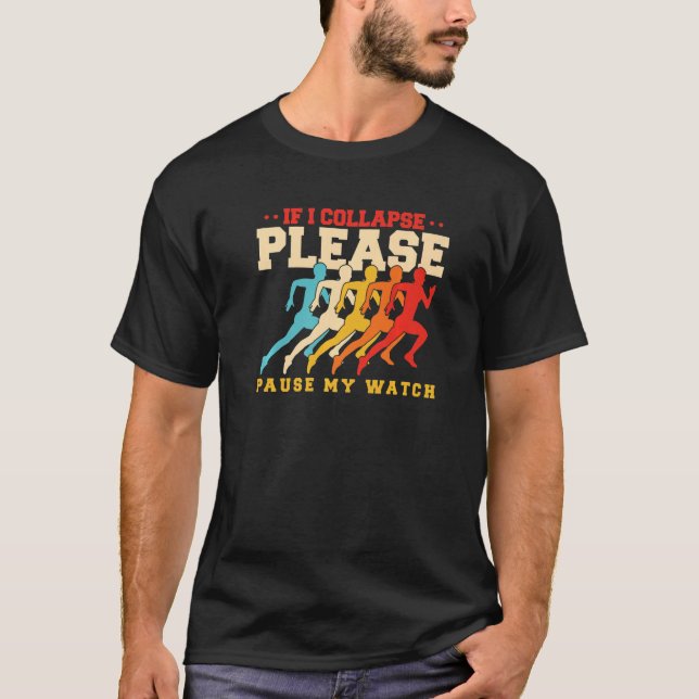 Track- und Feldsprinter-Rennläufermarathon Rac T-Shirt (Vorderseite)