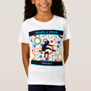 Track und Field Abstrakt T-Shirt