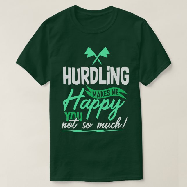 Track und Field Hurdling 2 T-Shirt (Design vorne)