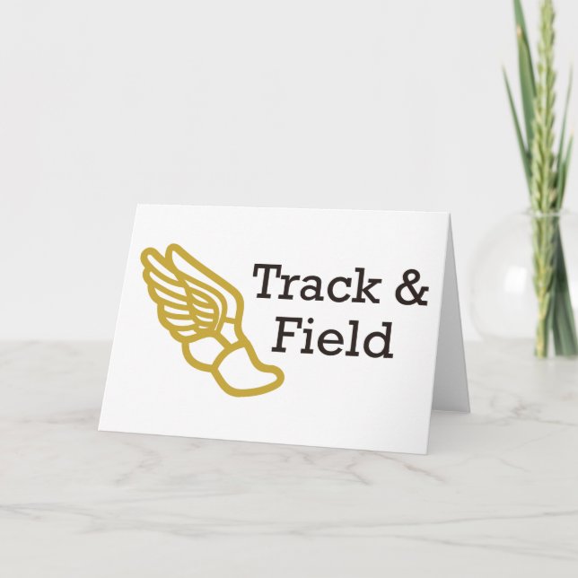 Track und Field Karte (Vorderseite)