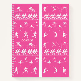 Track und Field Notizbuch