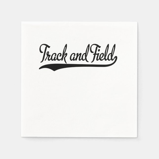 Track und Field Serviette (Vorderseite)