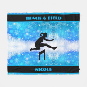 Track und Field Winter Fleecedecke