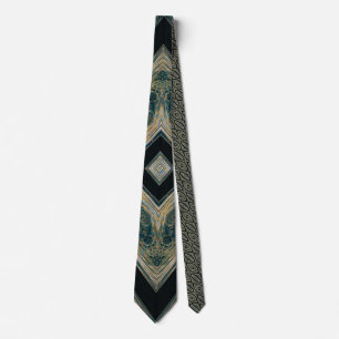 Tracked Masterpiece – Obsidian Chevron Krawatte