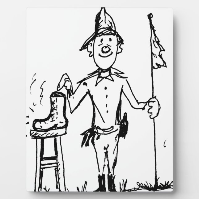 Tracking Smelly Boot Fotoplatte (Vorderseite)