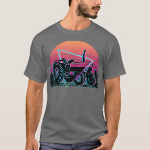 Tracteur agricole T-shirt rétro