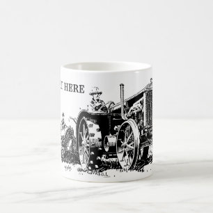 Tracteur agricole vintage Ad Coffee Mug