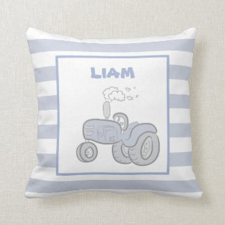 Tracteur Coussin bleu