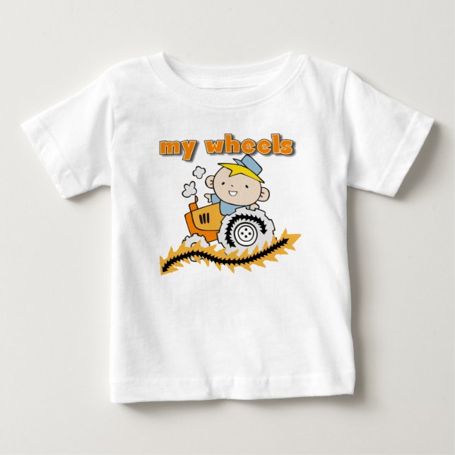 Tracteur mes T-shirts et cadeaux de roues (Devant)
