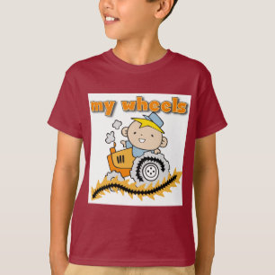Tracteur mes T-shirts et cadeaux de roues