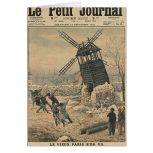 Traction en bas d'un des derniers moulins à vent