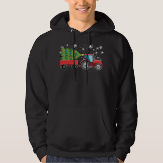 Tractor Carry Weihnachtsbaum Ugly Sweater Kid Truc Hoodie