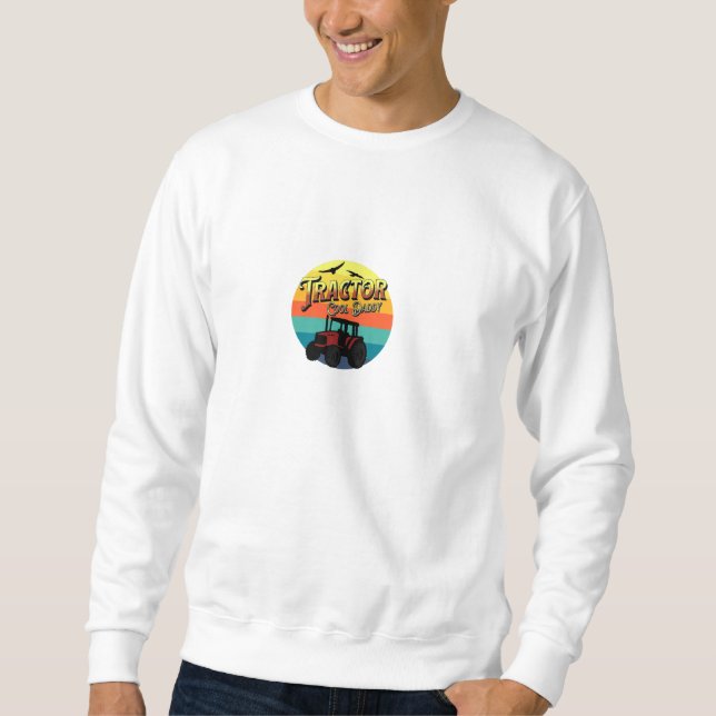 Tractor Daddy Funny Bauer Sweatshirt (Vorderseite)
