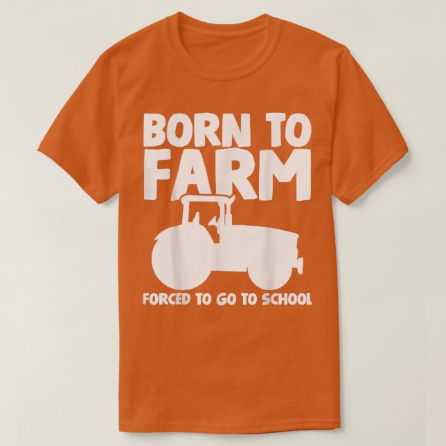 Tractor Farm Farmer Farming  T-Shirt (Design vorne)