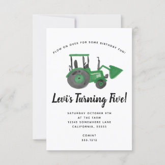 TRACTOR INVITE EINLADUNG