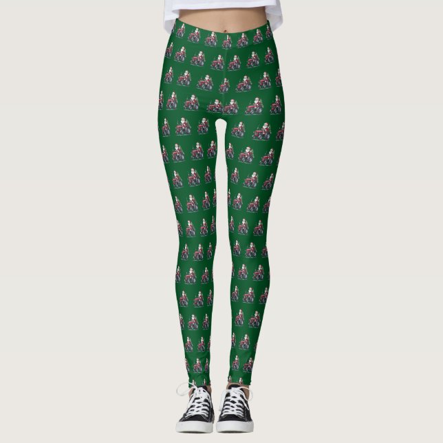Tractor Santa Leggings (Vorderseite)