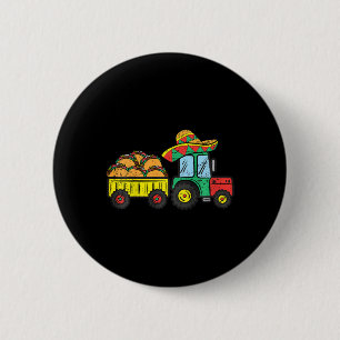 Tractor Taco für Kinder Cinco De Mayo Mexikanische Button