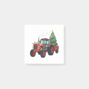 Tractor Weihnachtsbeleuchtung Tractor Weihnachten Post-it Klebezettel