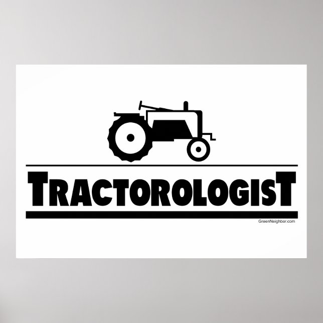 Tractorologist - Tractor Poster (Vorne)