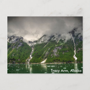 Tracy Arm, Alaska Postkarte