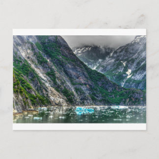 Tracy Arm Fjord in Alaska Postkarte