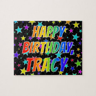 "TRACY" First Name, Fun "HAPPY BIRTHDAY"