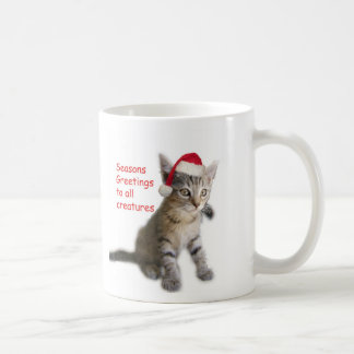 Tracys Kitty, Frohe Festtage Kaffeetasse