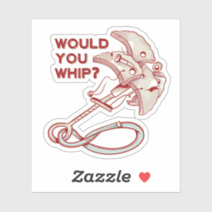 TRAD CLIMBING WHIPPER FALL AUFKLEBER