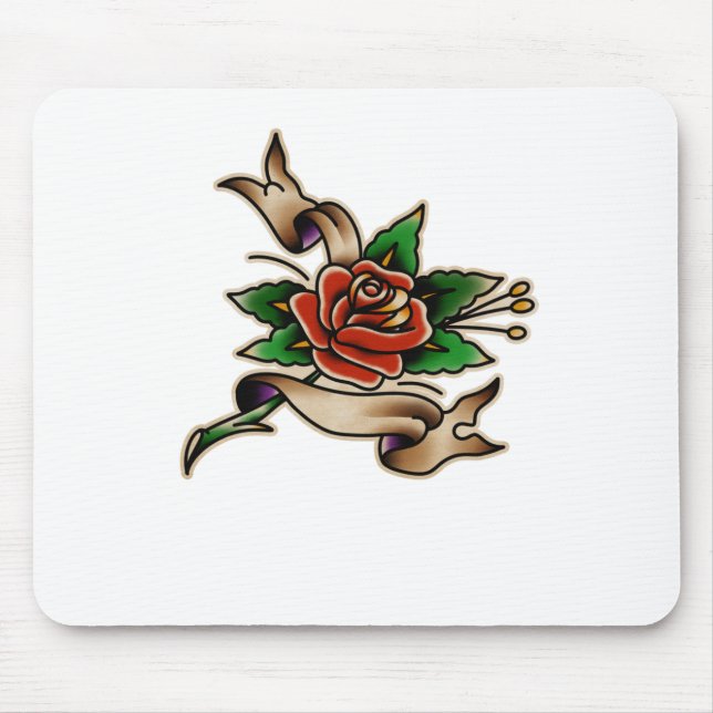 Trad Tattoo 005 Aufkleber  Mousepad (Vorne)
