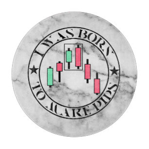 Trade Design Bärisches Muster Marmor Pips Schneidebrett