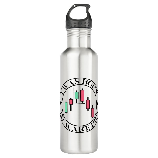 Trade Design | Bearish pattern | Pips Edelstahlflasche (Vorderseite)