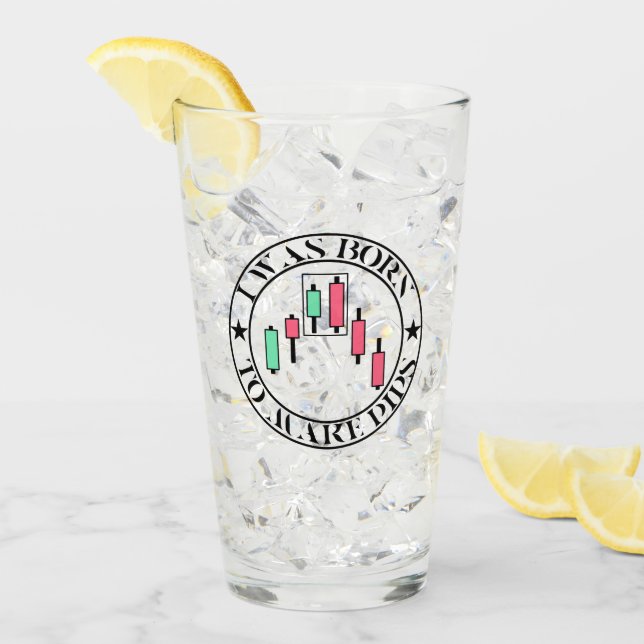 Trade Design | Bearish pattern | Pips Glas (Vorderseite Ice)