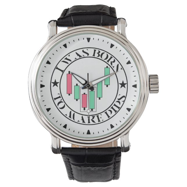 Trade Design | Bullish pattern | Pips Armbanduhr (Vorderseite)