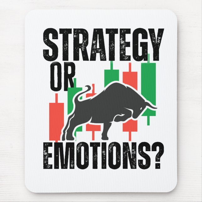 Trade Motivation | Bull market | Strategy  Mousepad (Vorne)