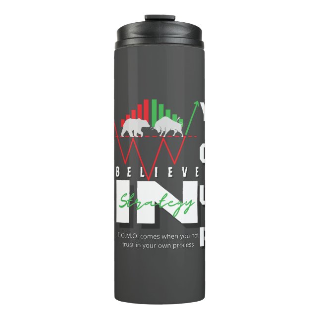 Trade Motivation | Bullish | Pattern Thermosbecher (Vorderseite)