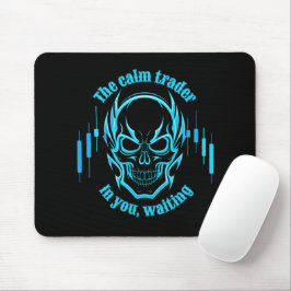 Trade Motivation | Skull | Calm Trader Mousepad