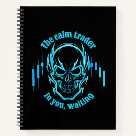Trade Motivation | Skull | Calm Trader Notizbuch