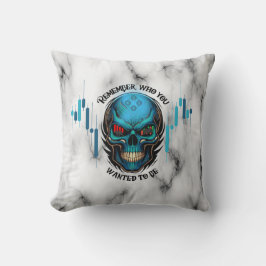 Trade Motivation | Skull N Marble | Remember  Kissen