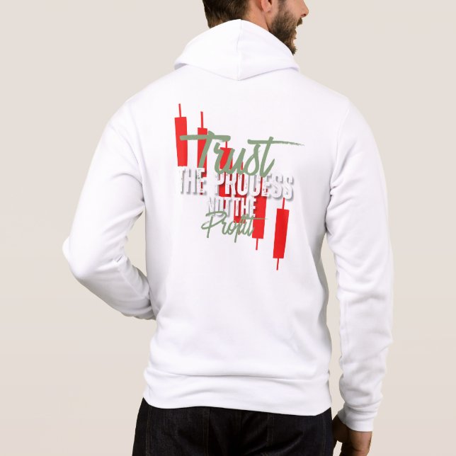 Trade Motivation | Trust | Self discipline Hoodie (Rückseite)