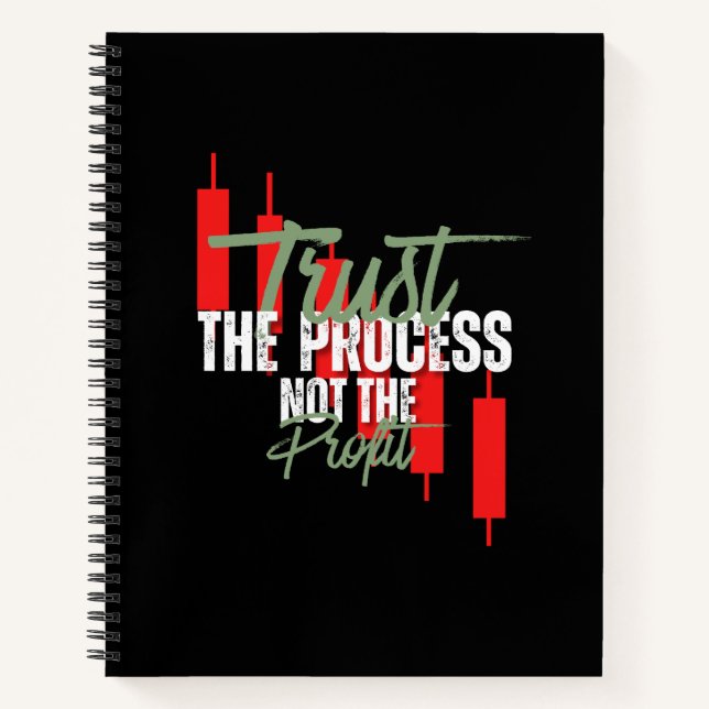 Trade Motivation | Trust | Self discipline Notizbuch (Vorderseite)