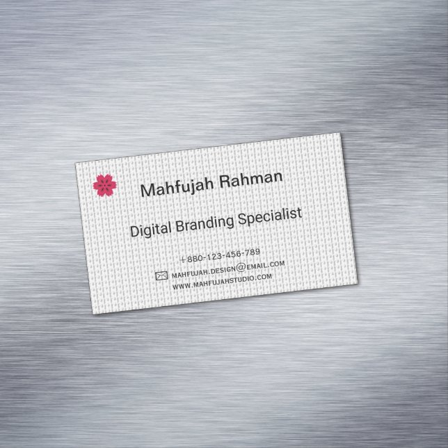 Trade Shows | Advertisement Cards | Car Magnets Magnetische Visitenkarte (Beispiel)